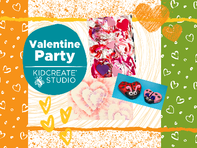 Valentine Craft Party at Big Lake Liberty Elementary