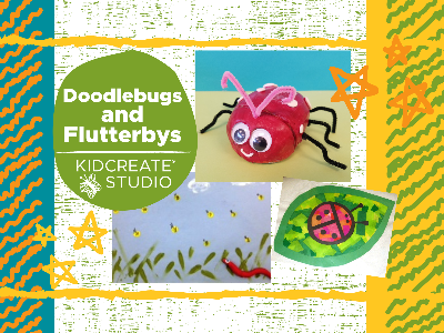 Kidcreate Studio - Oak Park. Doodlebugs and Flutterbys Weekly Class (18 Months-6 Years)