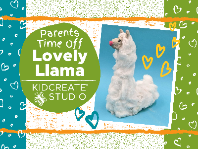 Kidcreate Studio - Chicago Lakeview. Parent's Time Off- Lovely Llama (3-9 Years)